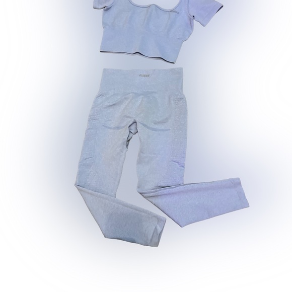 Baby Blue GUESS workout set - Picture 3 of 5